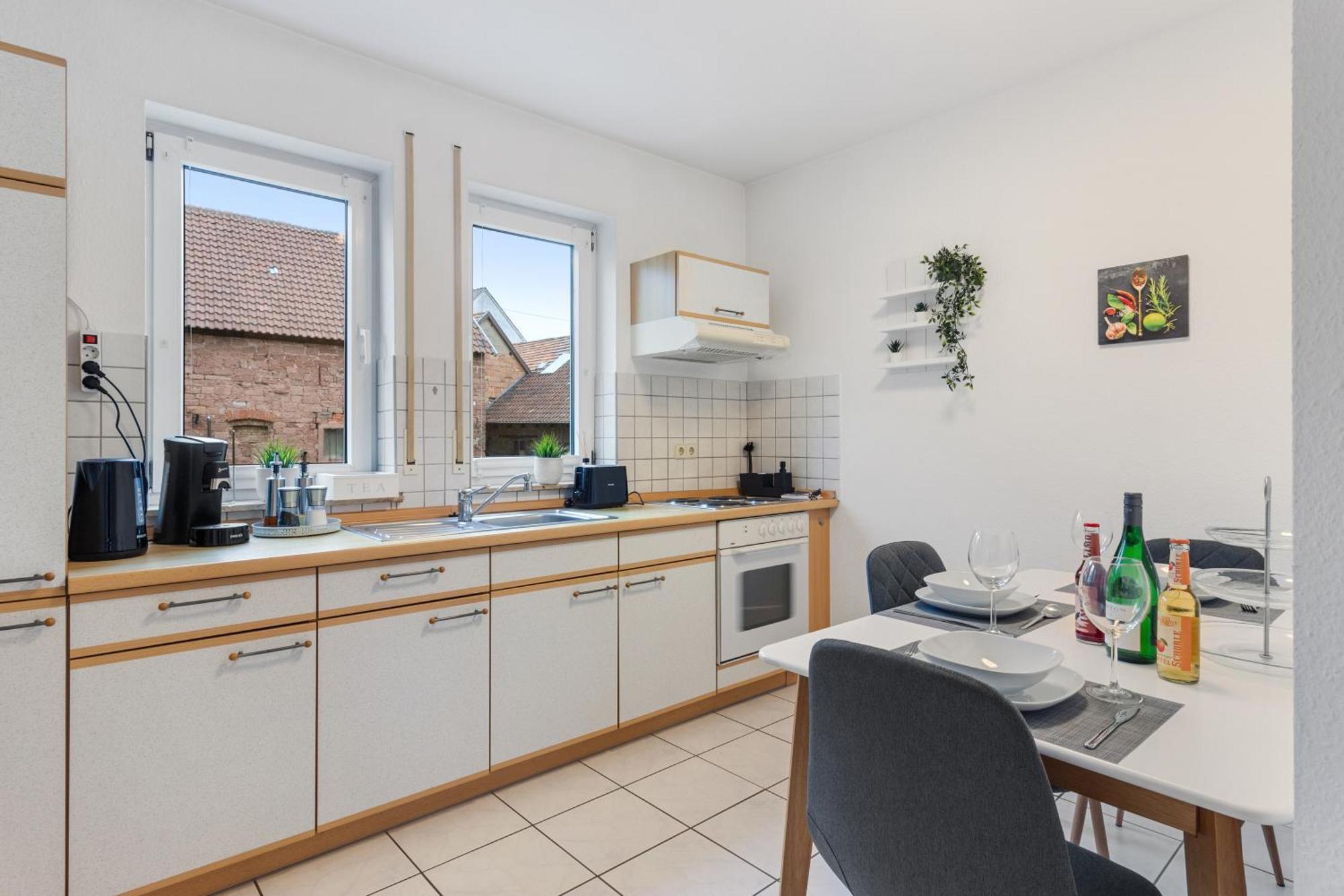 Winetime - Fuer 3 - Naehe Madenburg - Burg Landeck Apartment *